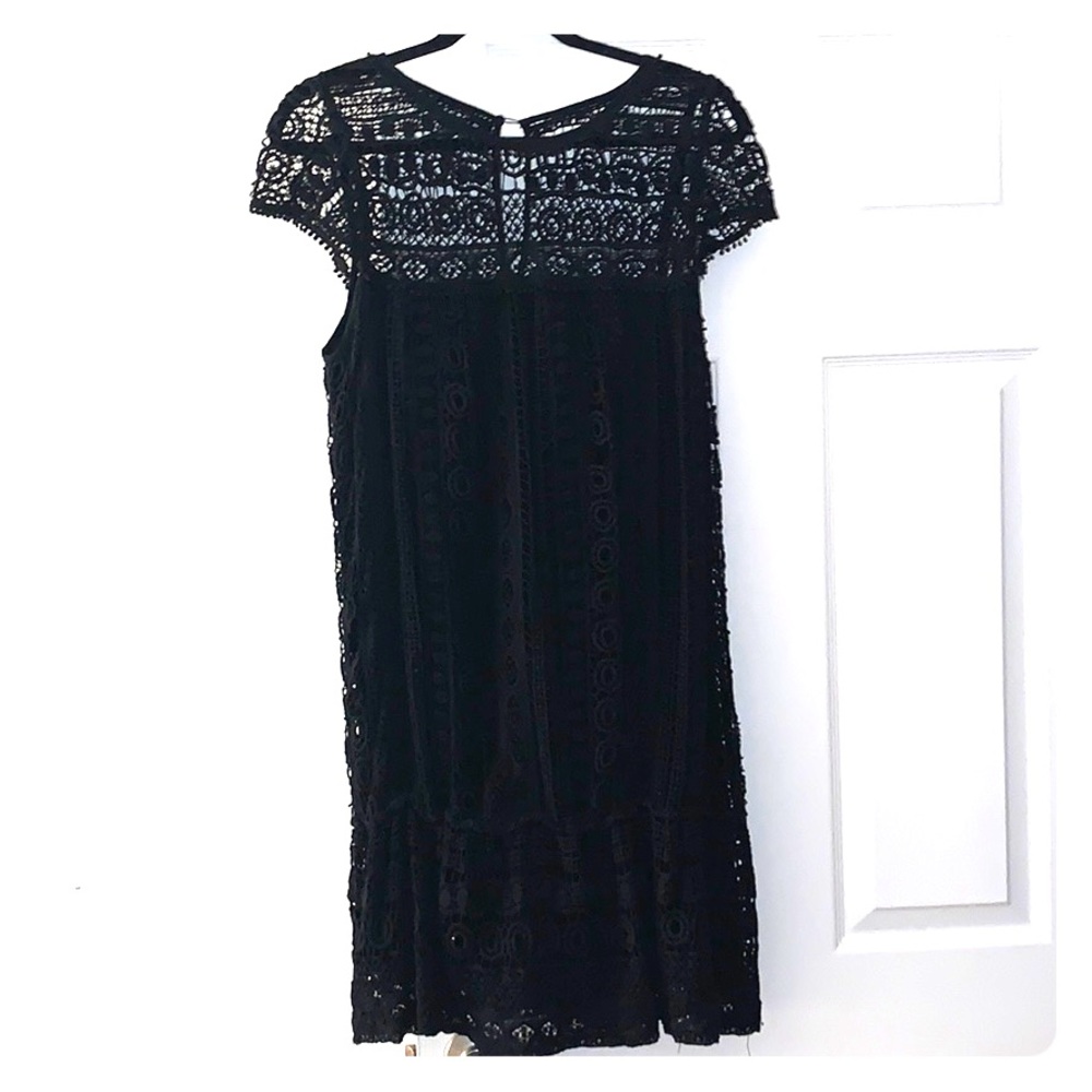 Maeve Lace Black Dress
